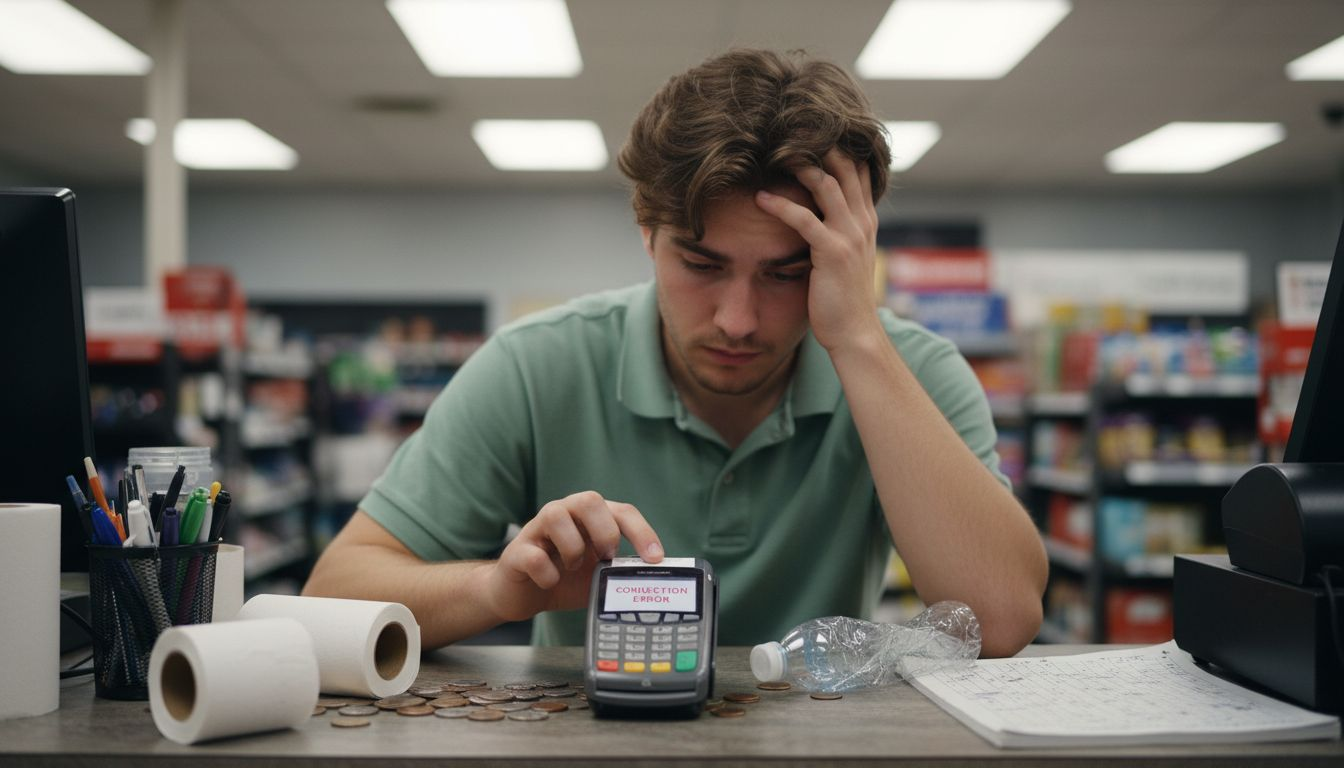 Cashier faces payment failure error