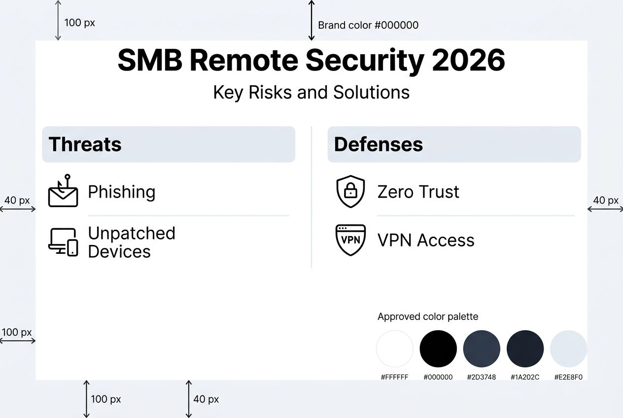 Infographic of SMB security threats and defenses
