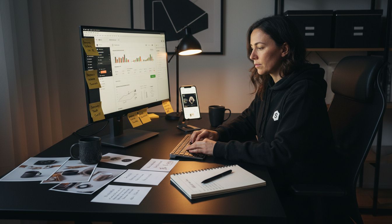 Shopify store workspace