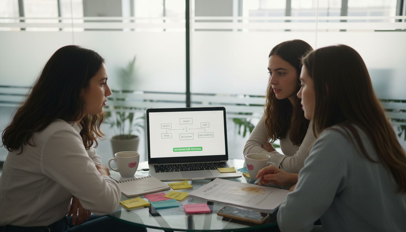 El equipo analiza las diferentes opciones de aplicaciones para Shopify