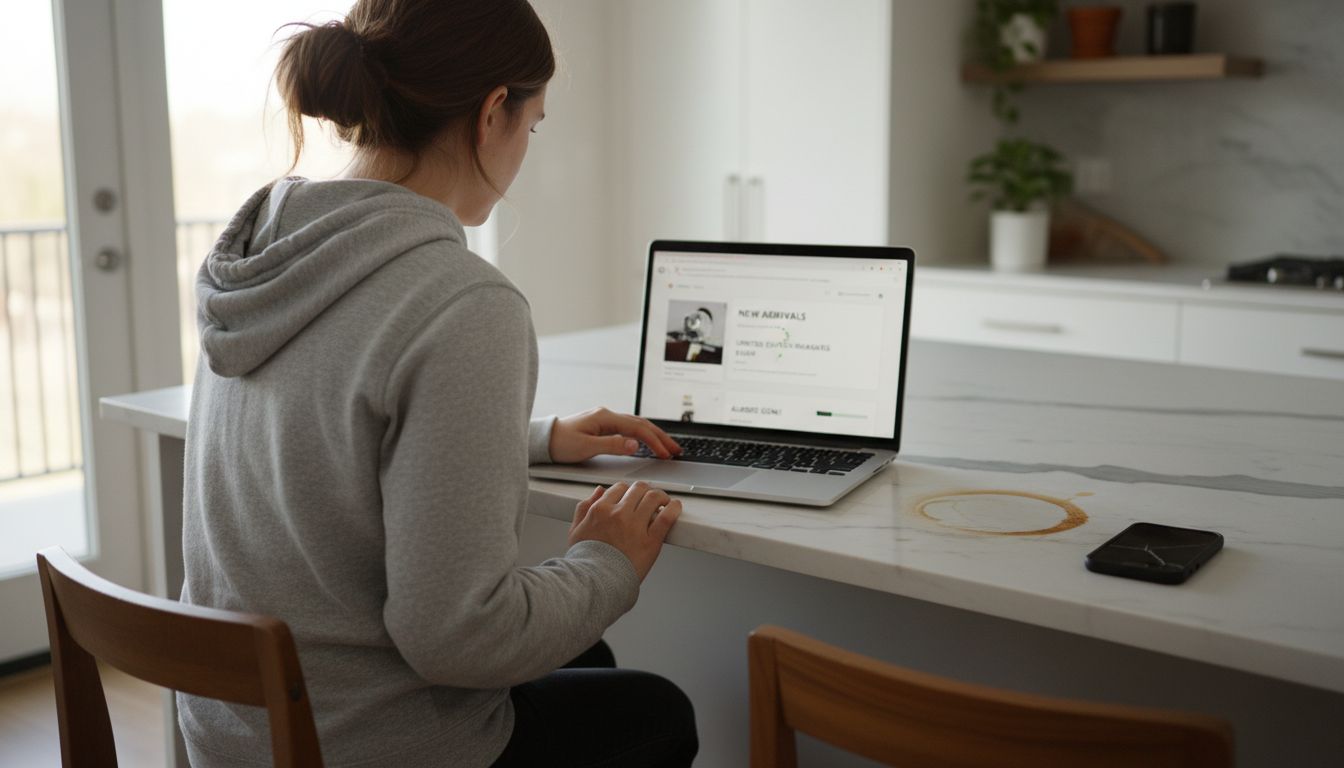 Shopper waiting for slow Shopify page