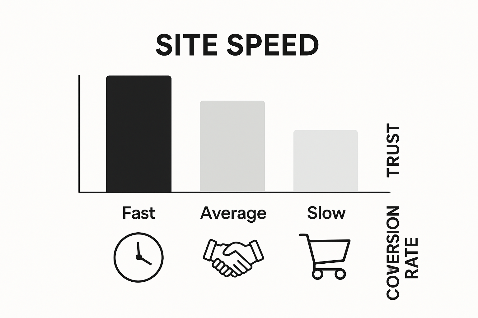 Infographic site speed versus conversion rates