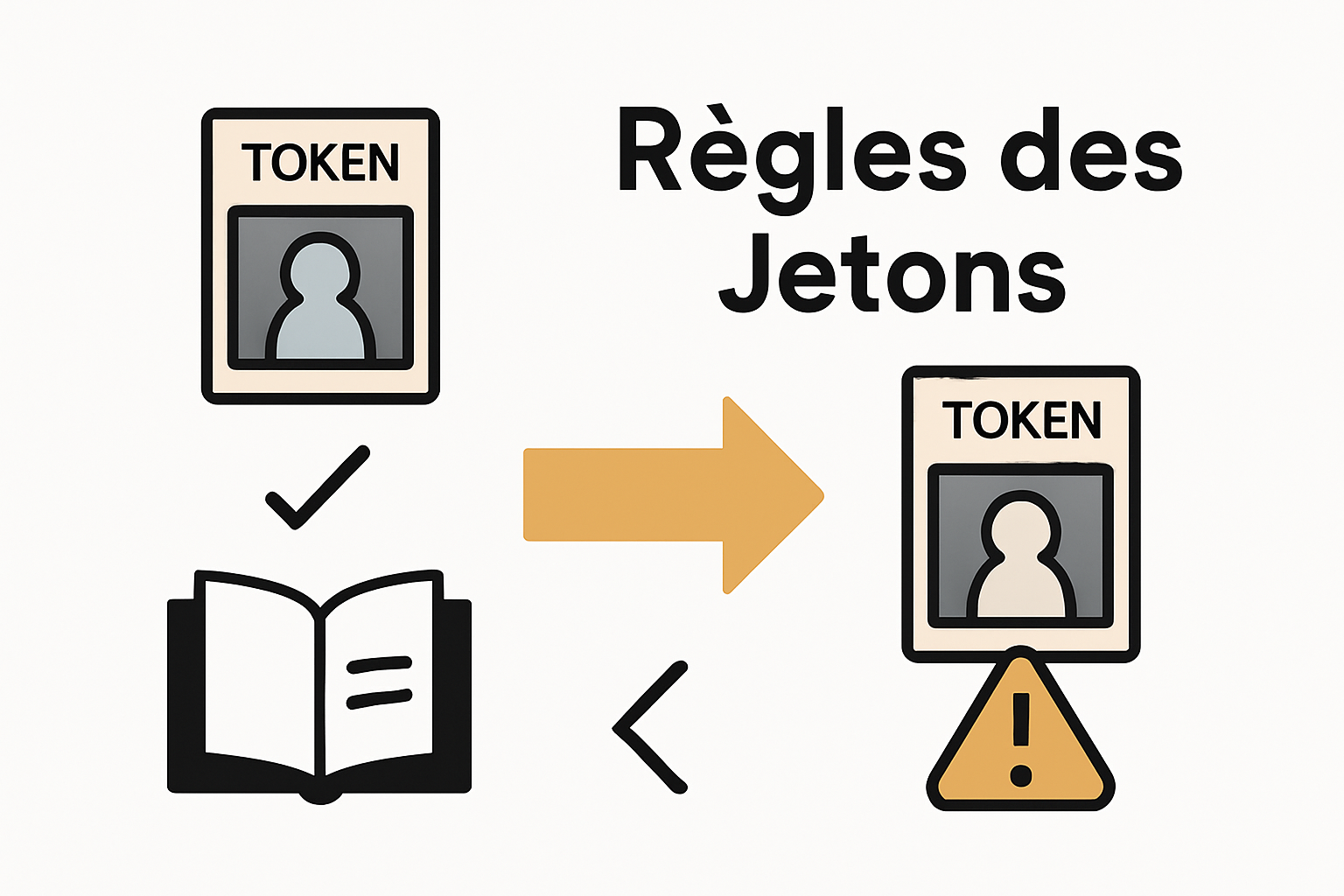 Infographic comparing token rules and errors
