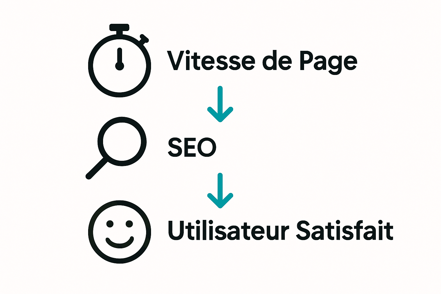 Infographic on SEO and web performance