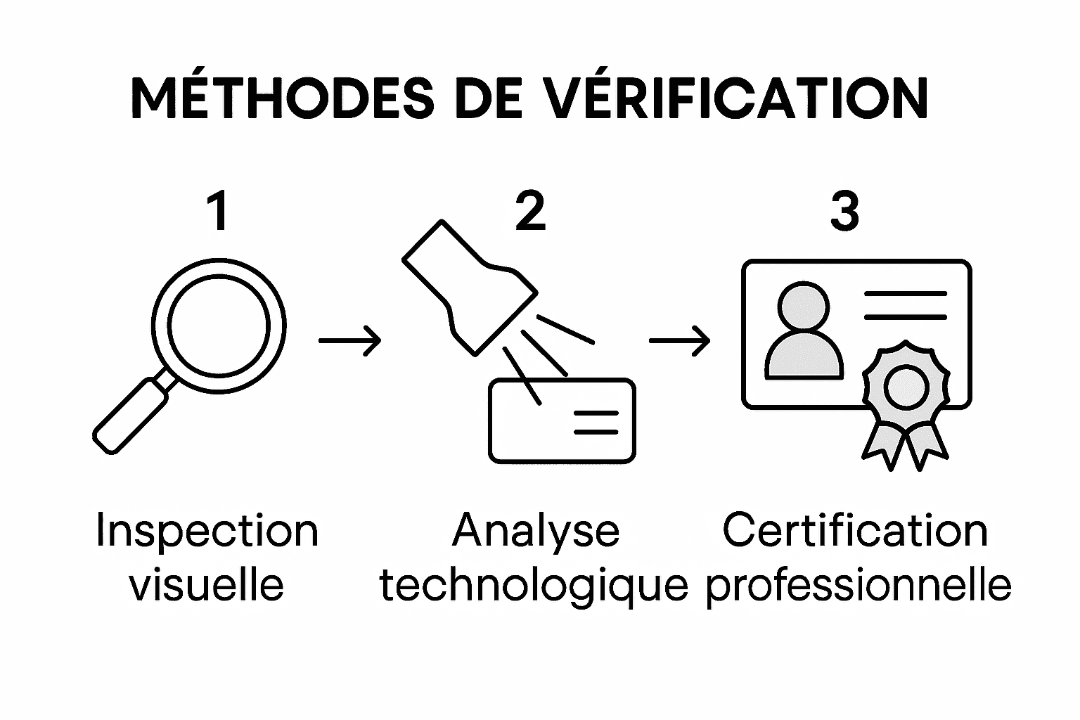 Infographie : comment vérifier l’authenticité d’une carte