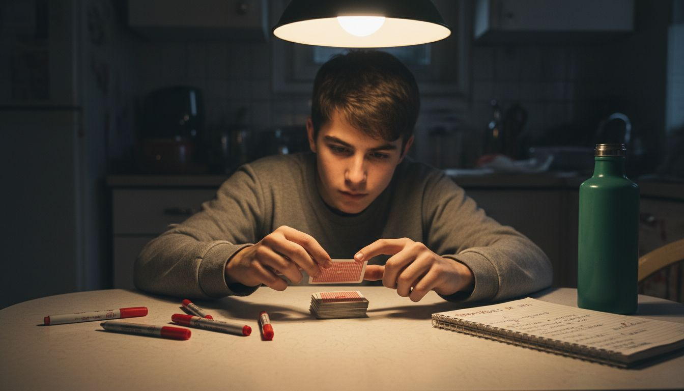 Début du tour dans le JCC : on pioche une carte depuis son paquet.
