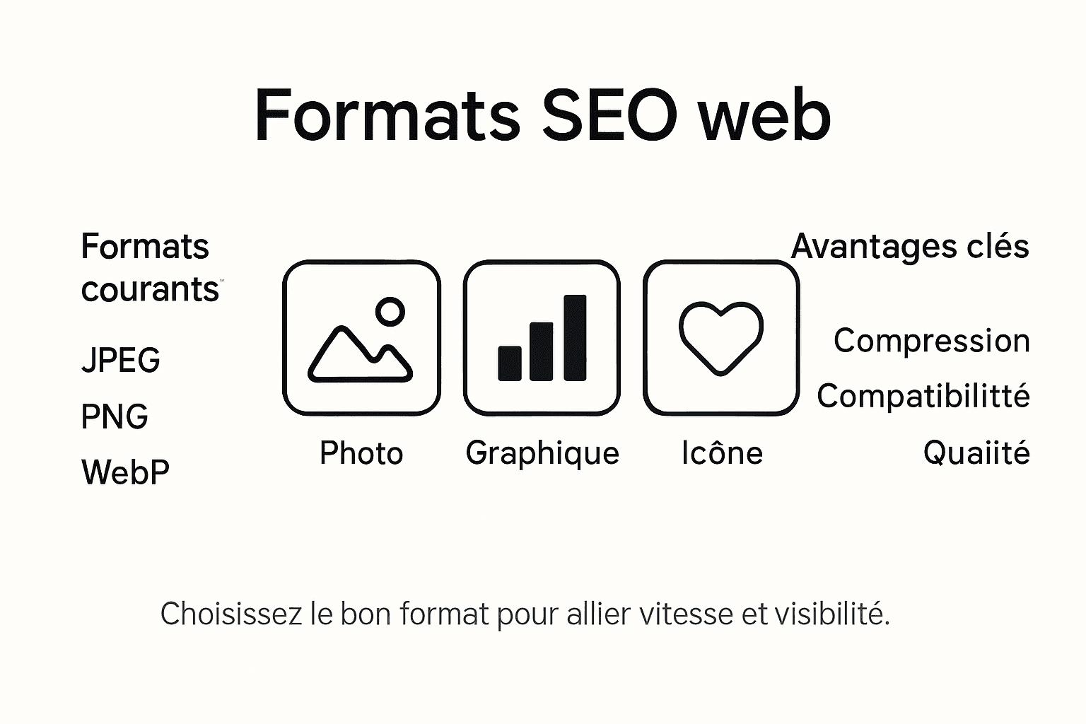 Quels formats d’images privilégier pour le SEO ? Les atouts à connaître en un coup d’œil.