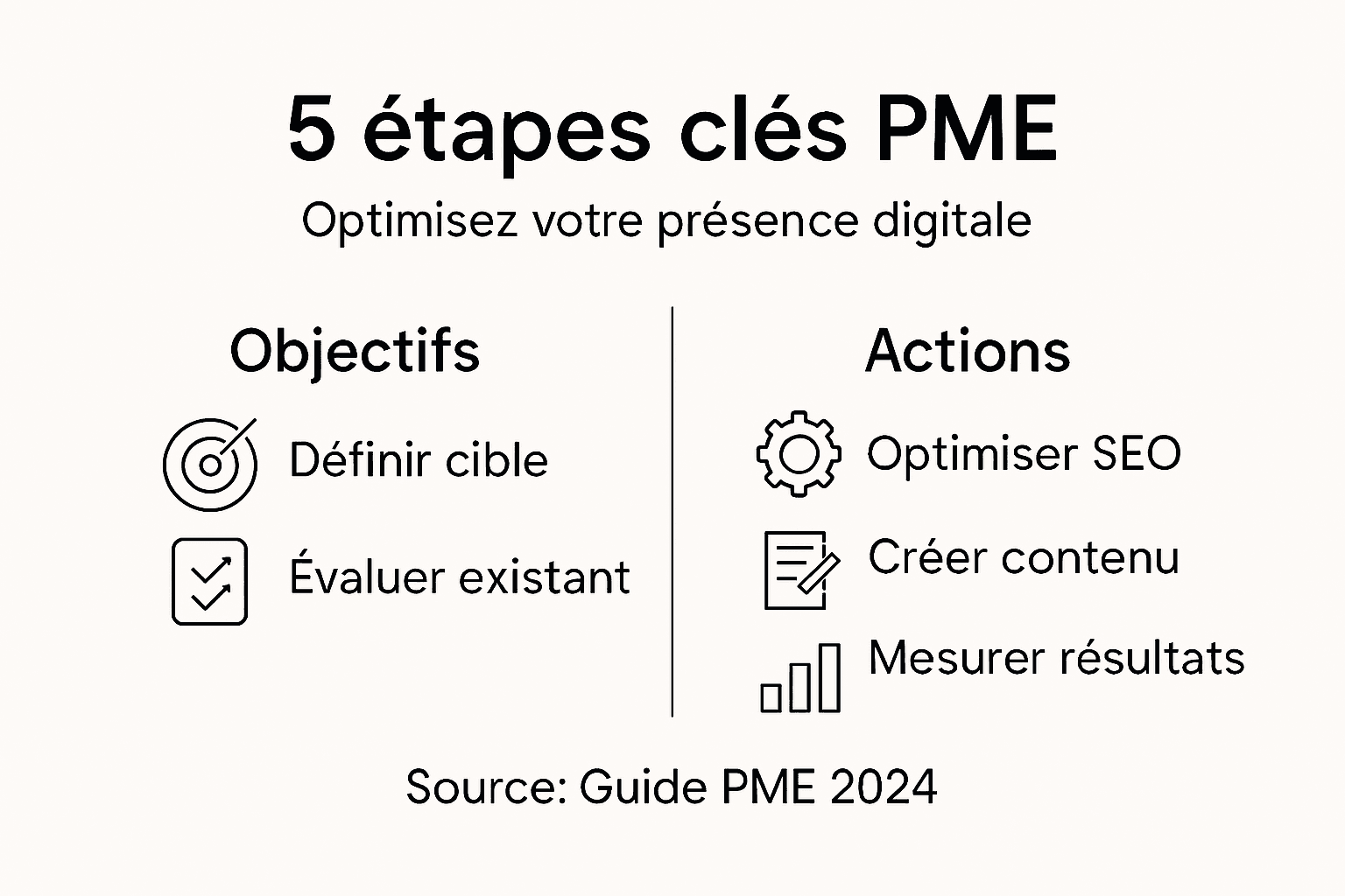 Découvrez, à travers cette infographie, les différentes étapes clés pour bâtir une stratégie digitale performante.