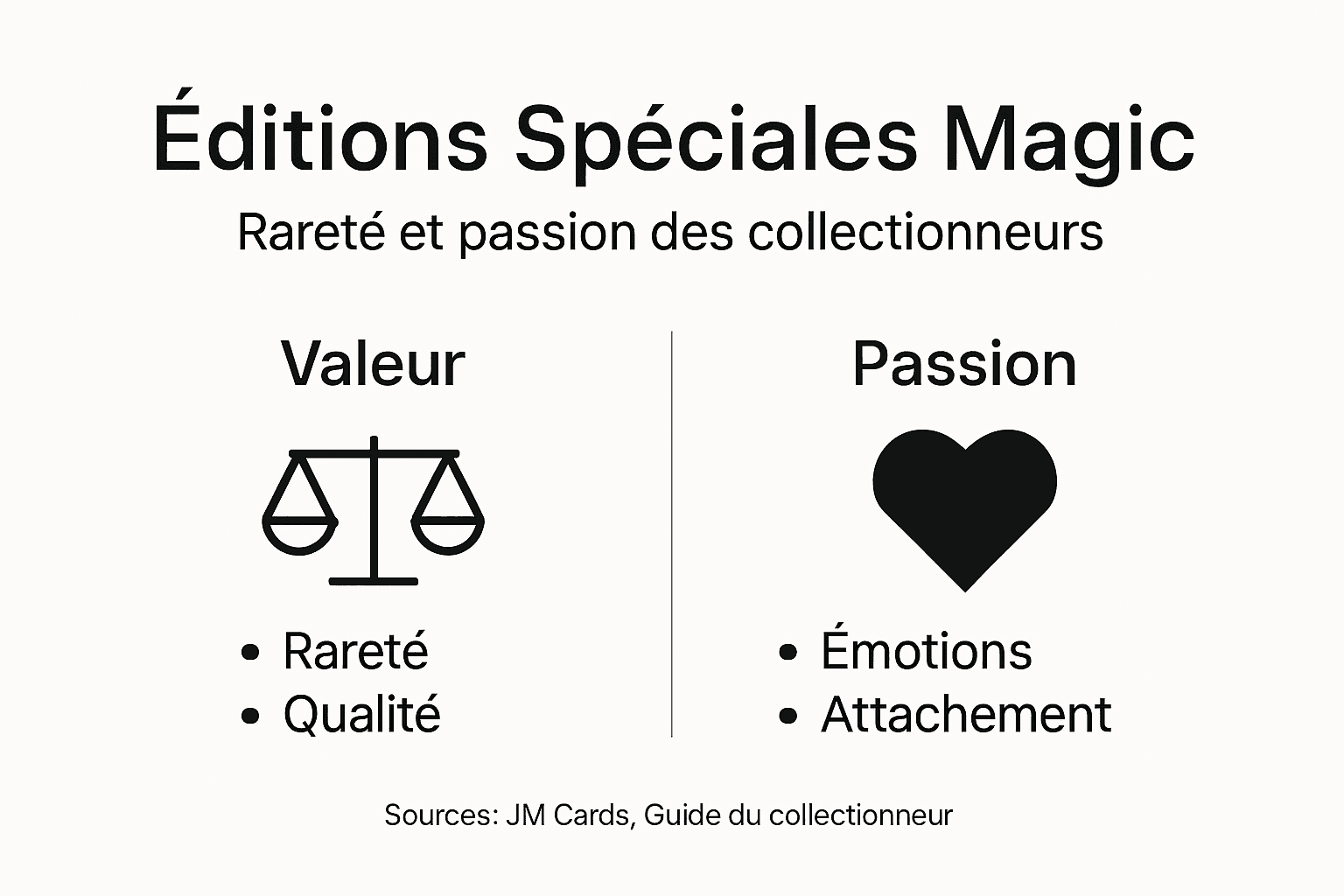 Infographie : l’univers fascinant et la valeur des éditions limitées Magic