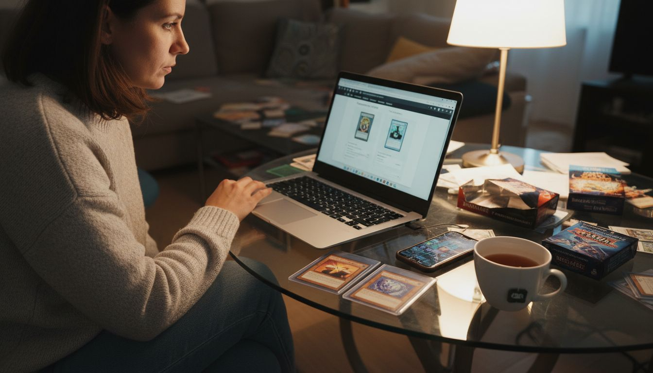 Trouver des cartes à collectionner en ligne