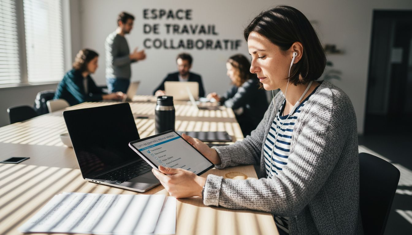Une experte se prépare à analyser des sites web à l’aide d’outils spécialisés.
