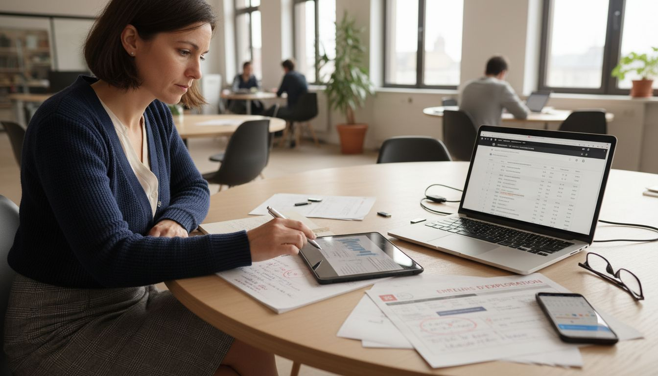 Le consultant analyse les résultats du crawl pour identifier d’éventuels problèmes techniques sur le site.