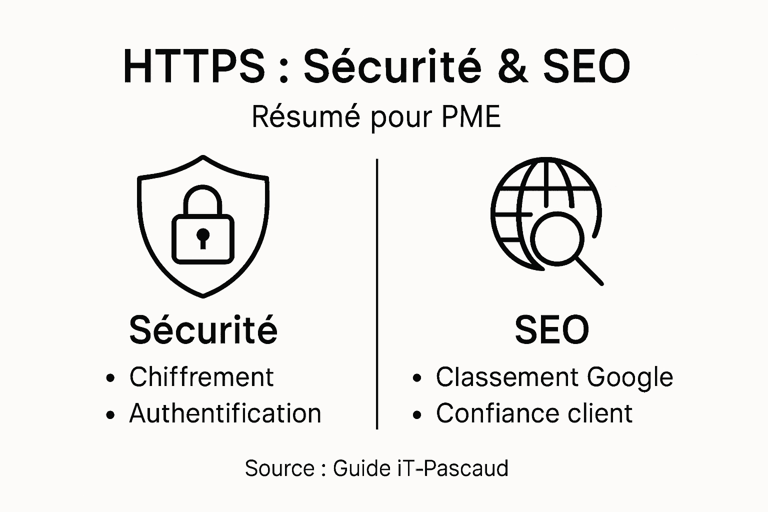Infographie : pourquoi la sécurité HTTPS est essentielle pour le référencement des PME