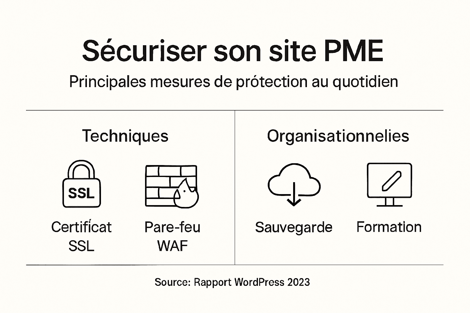 Infographie : les bonnes pratiques pour renforcer la sécurité des PME