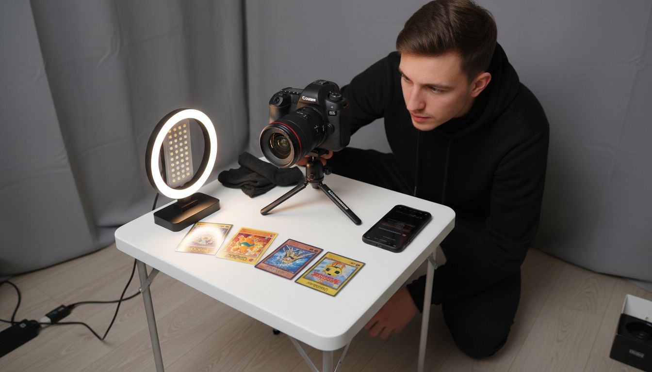 Photographe spécialisé dans la réalisation de fiches produits et de visuels pour cartes.