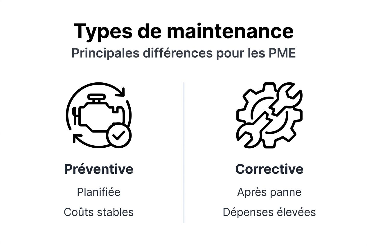 Infographie : panorama des différentes approches de maintenance informatique