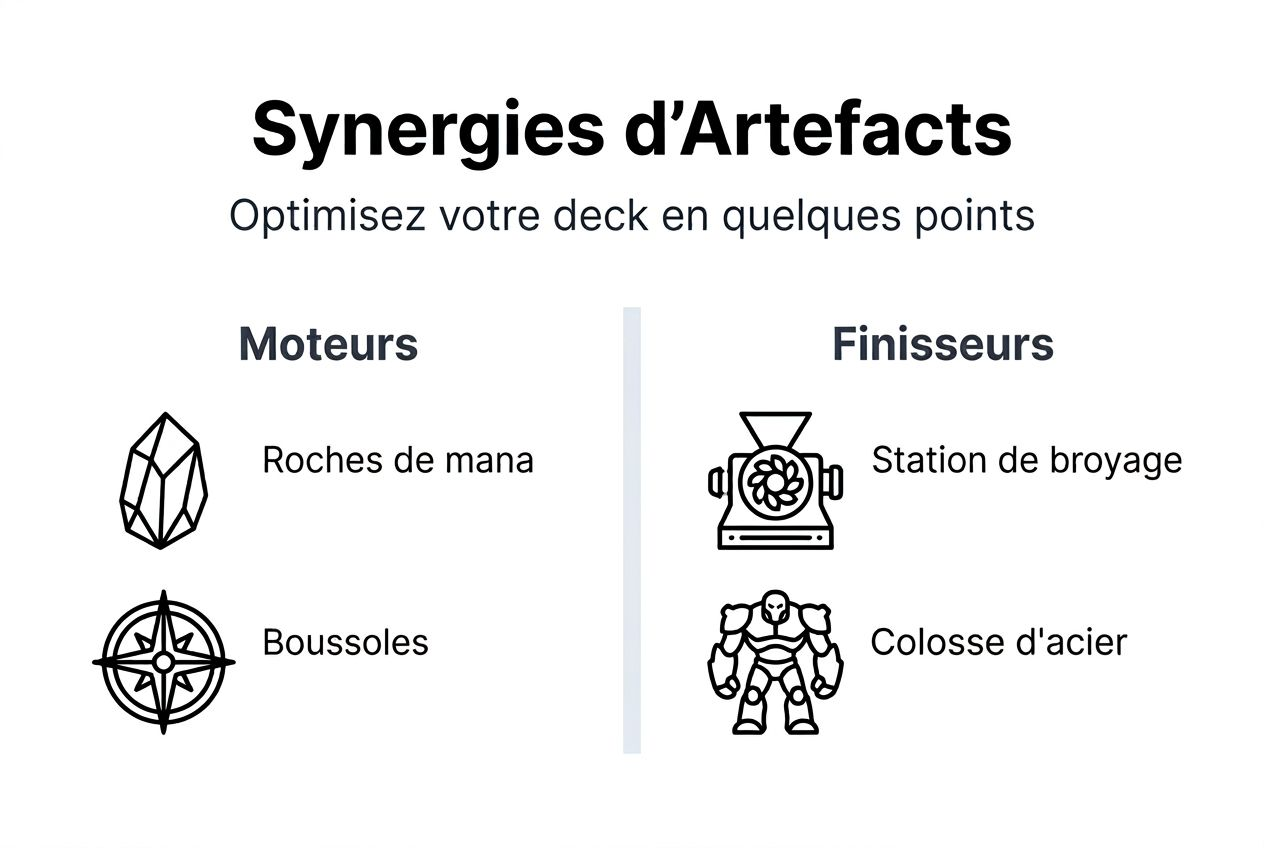 Vue d’ensemble des synergies entre artefacts dans Magic