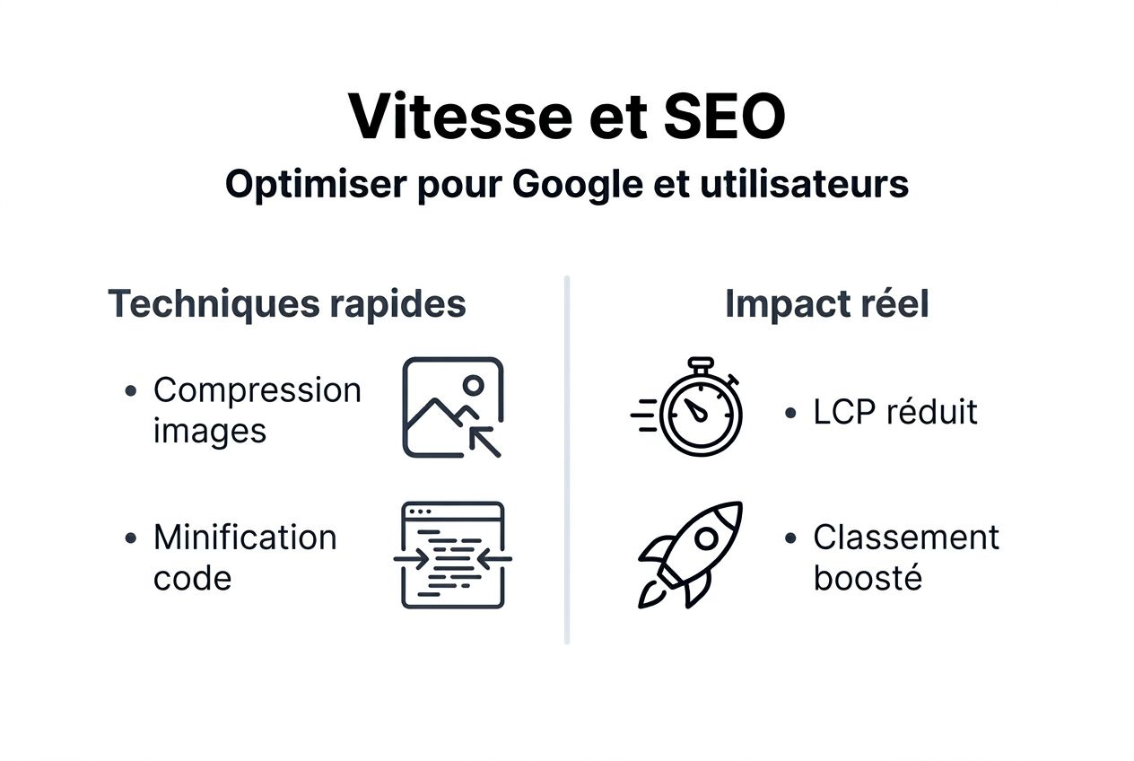 Infographie : les fondamentaux de la vitesse pour optimiser votre SEO