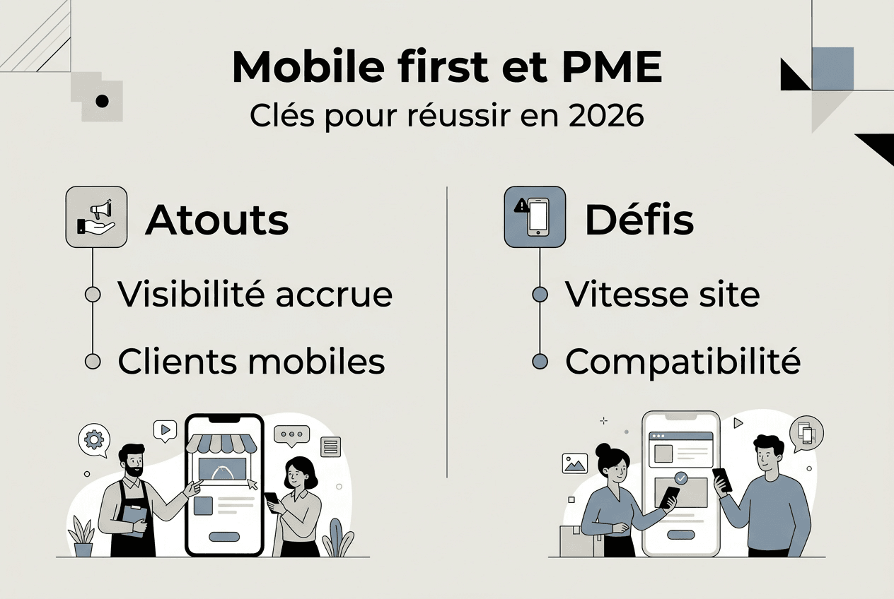Infographie : PME, cap sur le mobile — enjeux et leviers de croissance