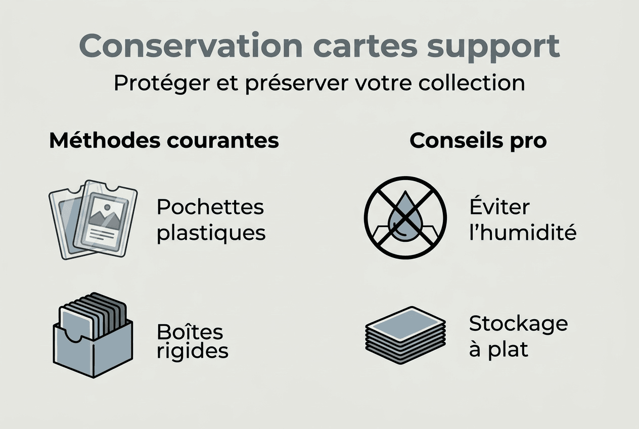 Infographie : comment bien conserver vos cartes support