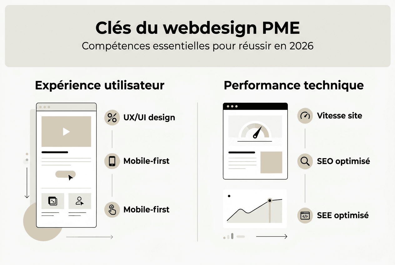 Les compétences incontournables du webdesign pour les PME : l’infographie à ne pas manquer