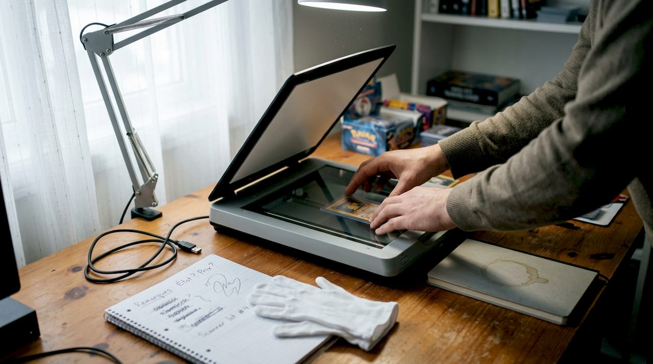 Scanner une carte à l’aide d’un scanner à plat