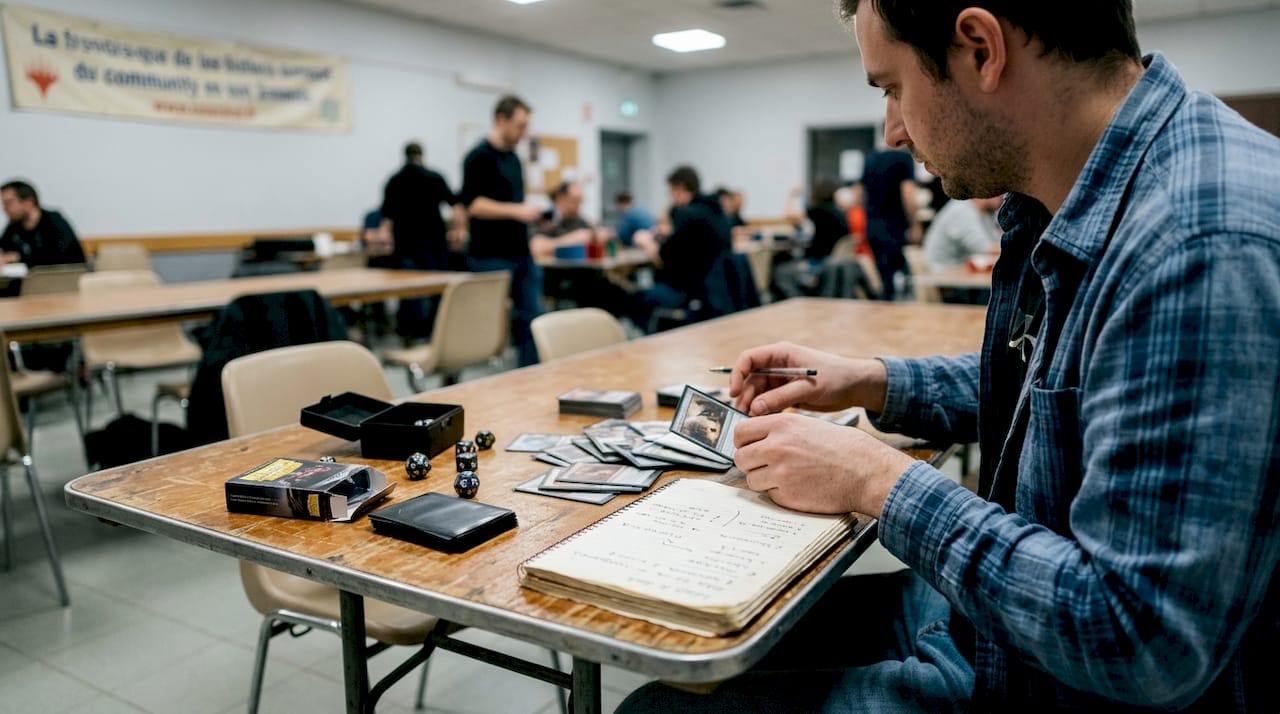 Un joueur qui modifie son deck en y ajoutant des cartes interdites