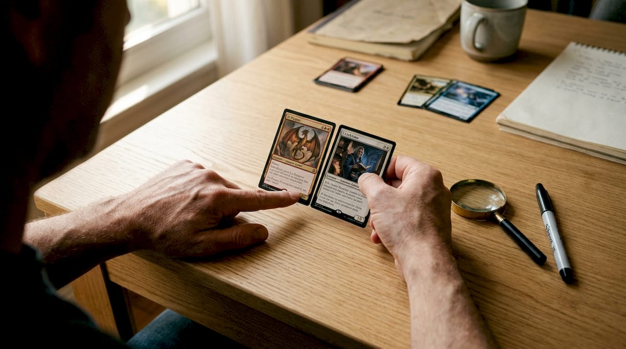 Analyse des différents symboles présents sur les cartes à jouer