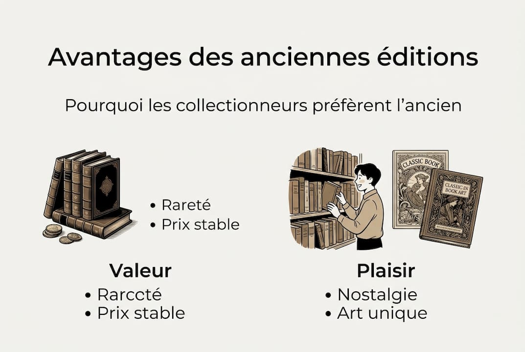 Infographie : pourquoi collectionner les éditions anciennes ?