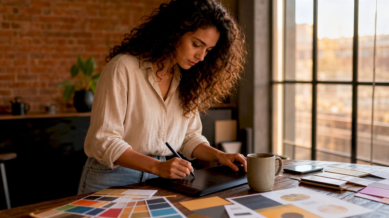 Spécialiste en création d'identité visuelle et conception de sites vitrines pour les petites et moyennes entreprises.