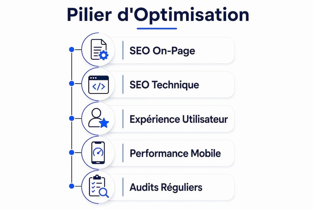 Infographie : les grandes étapes pour optimiser un produit web