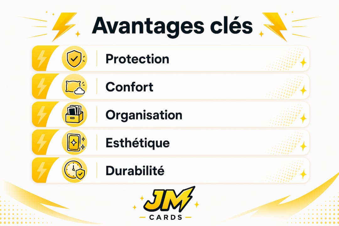 Infographie : les atouts incontournables du tapis de jeu