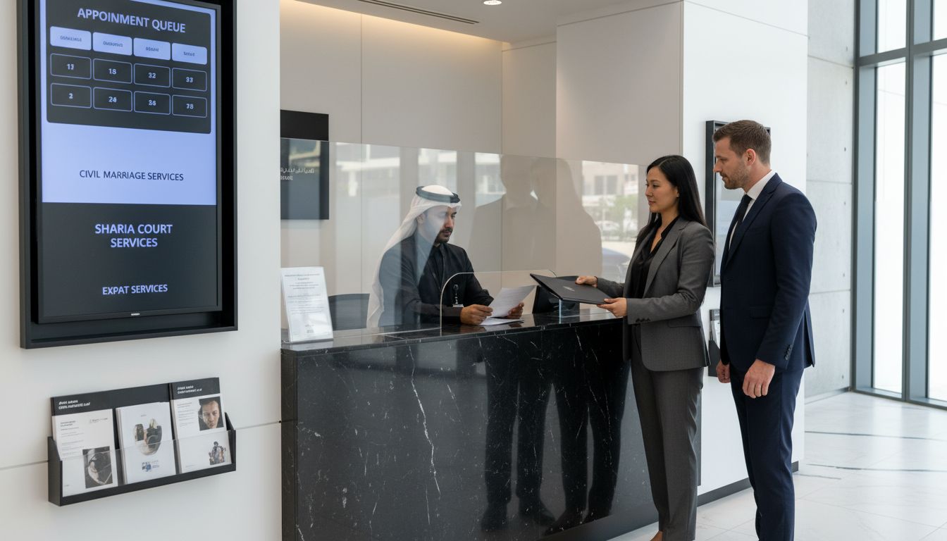 Abu Dhabi marriage office