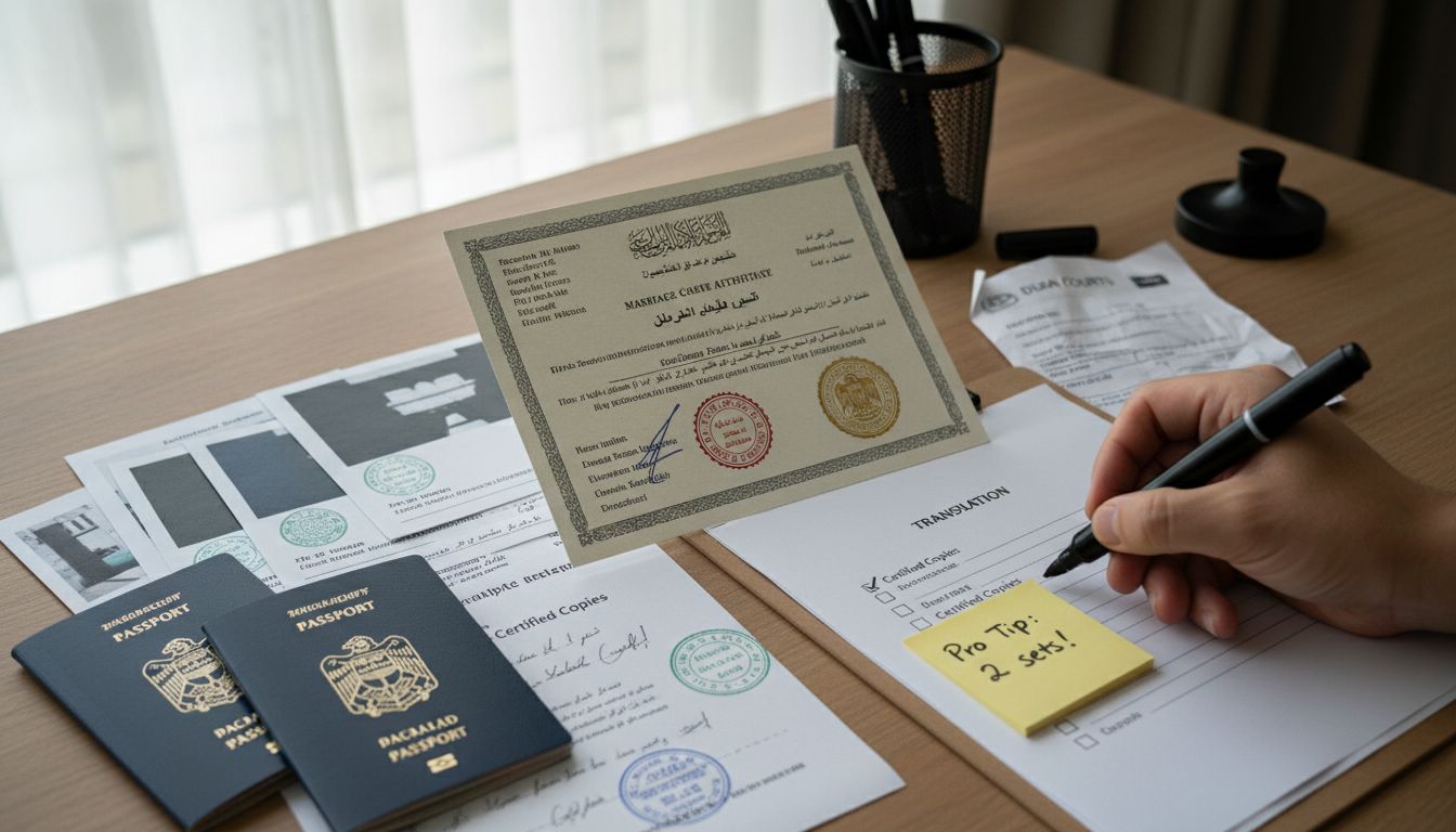 marriage certificate documents