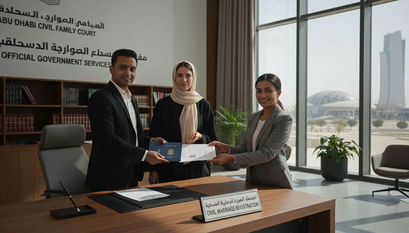 UAE civil marriage registration