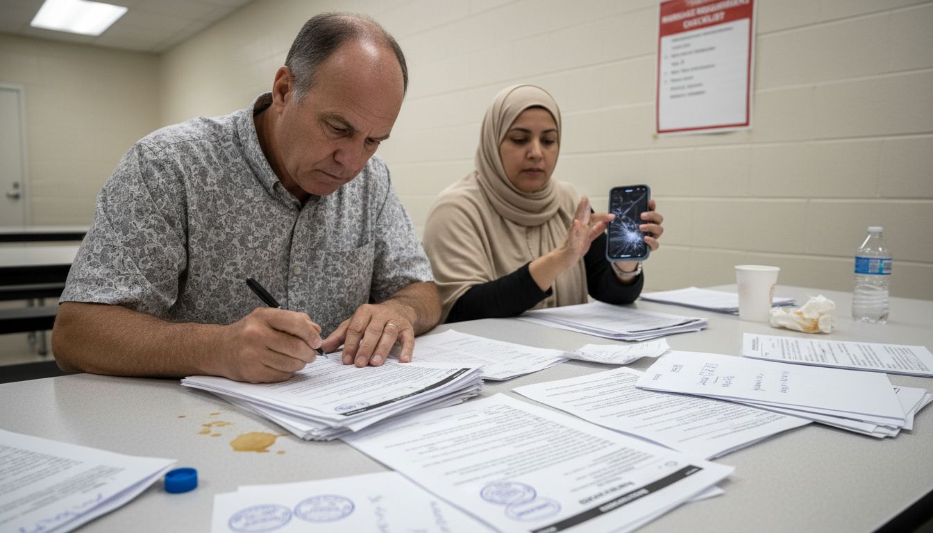 Reviewing civil marriage eligibility documents