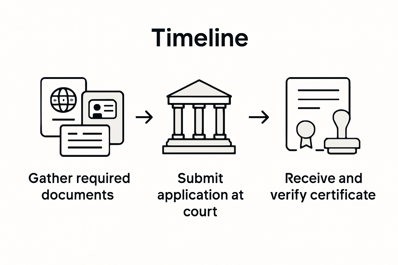 Timeline of Abu Dhabi marriage documentation