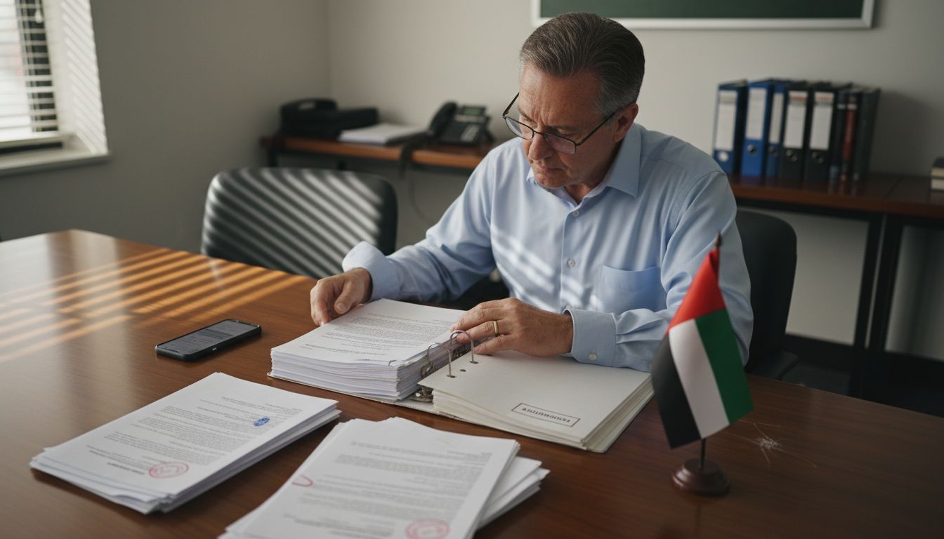 Lawyer reviews UAE marriage law documents