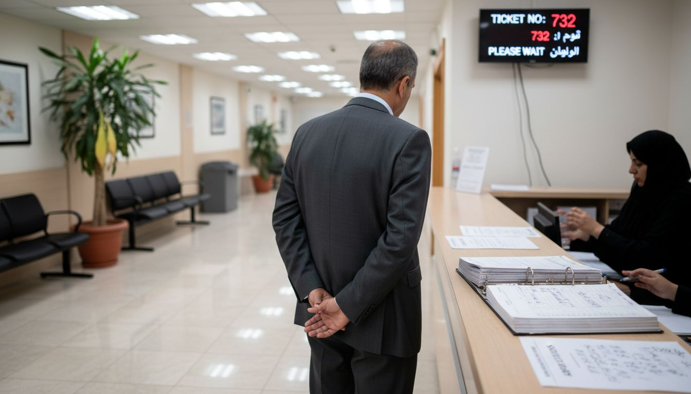 Reception area of Dubai marriage registration