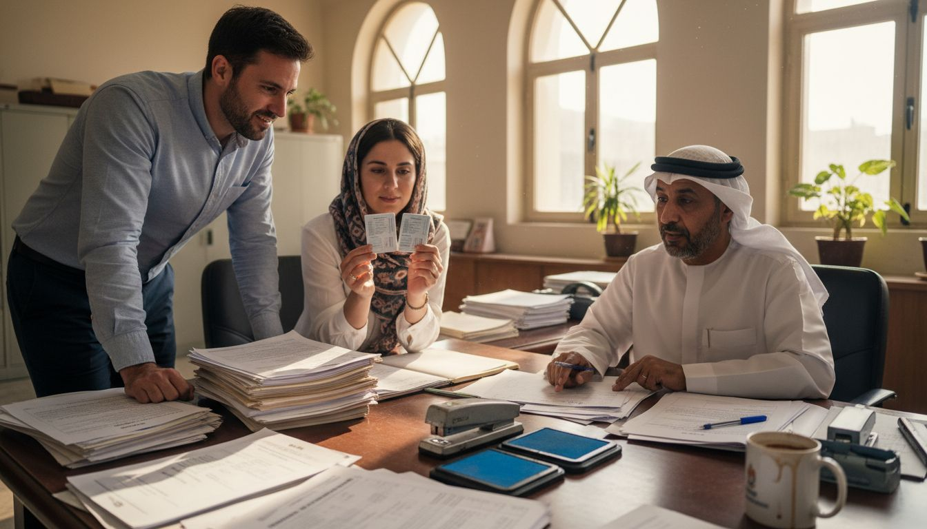 Expat couple submits UAE marriage documents