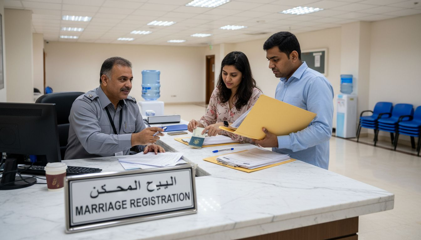 Marriage registration process in Ras Al Khaimah office