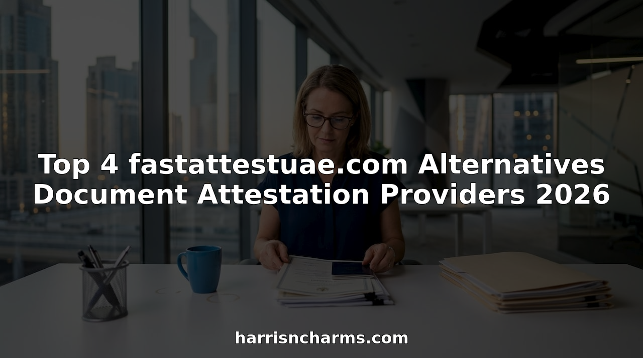 Professional sorting documents at office desk in Dubai
