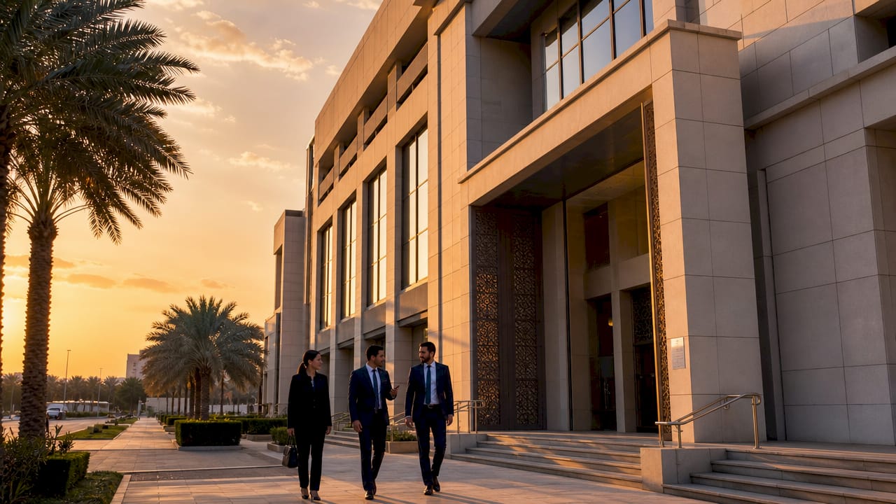 Abu Dhabi Civil Family Court building exterior