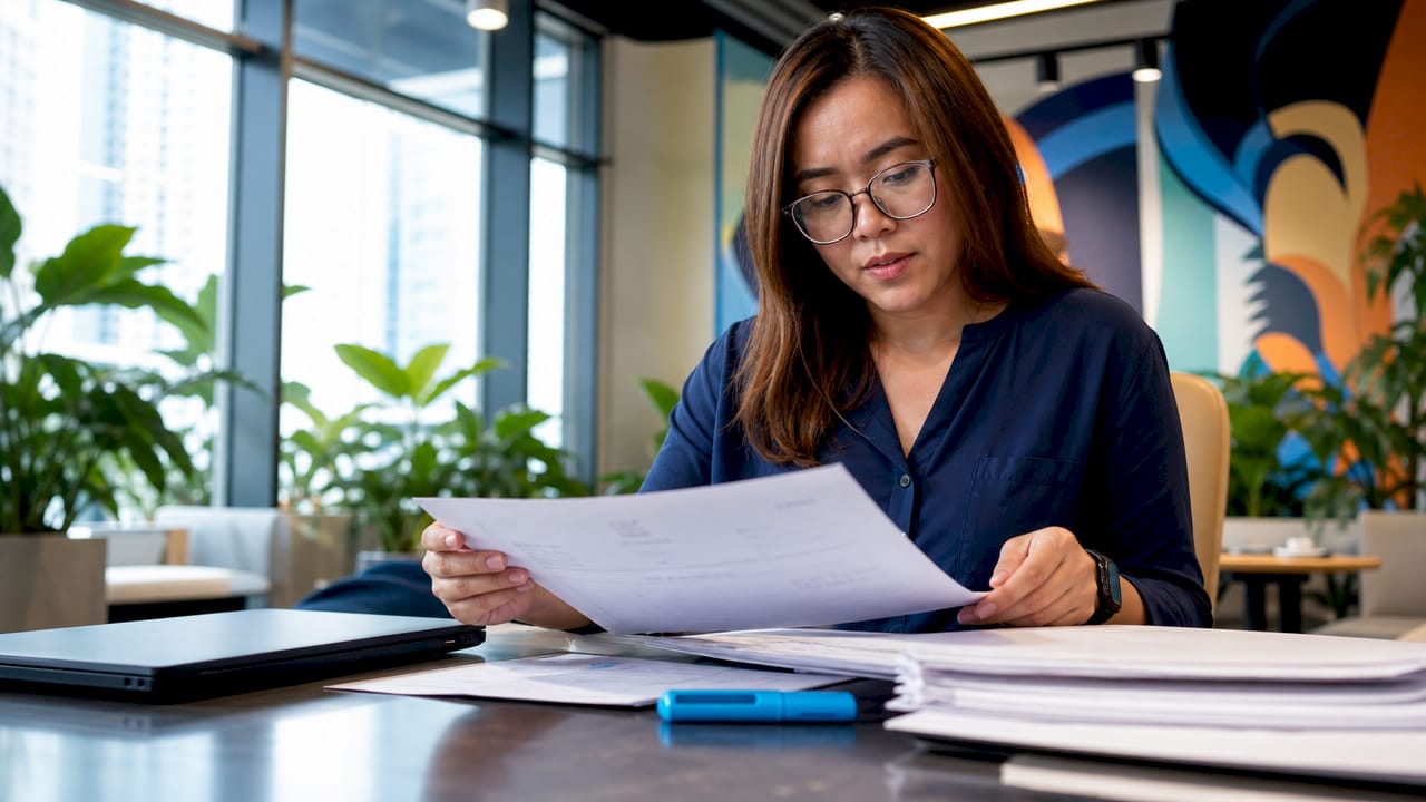 Filipino expat organizing UAE validation documents