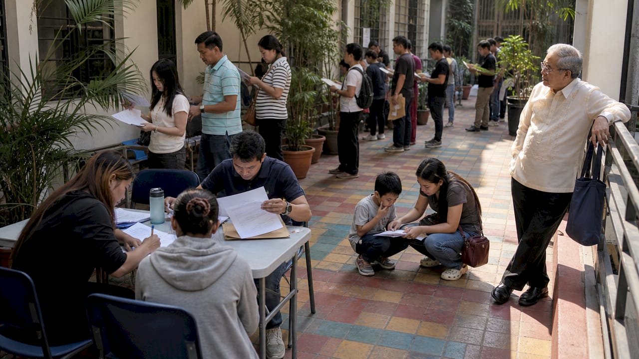Filipino applicants waiting in apostille queue