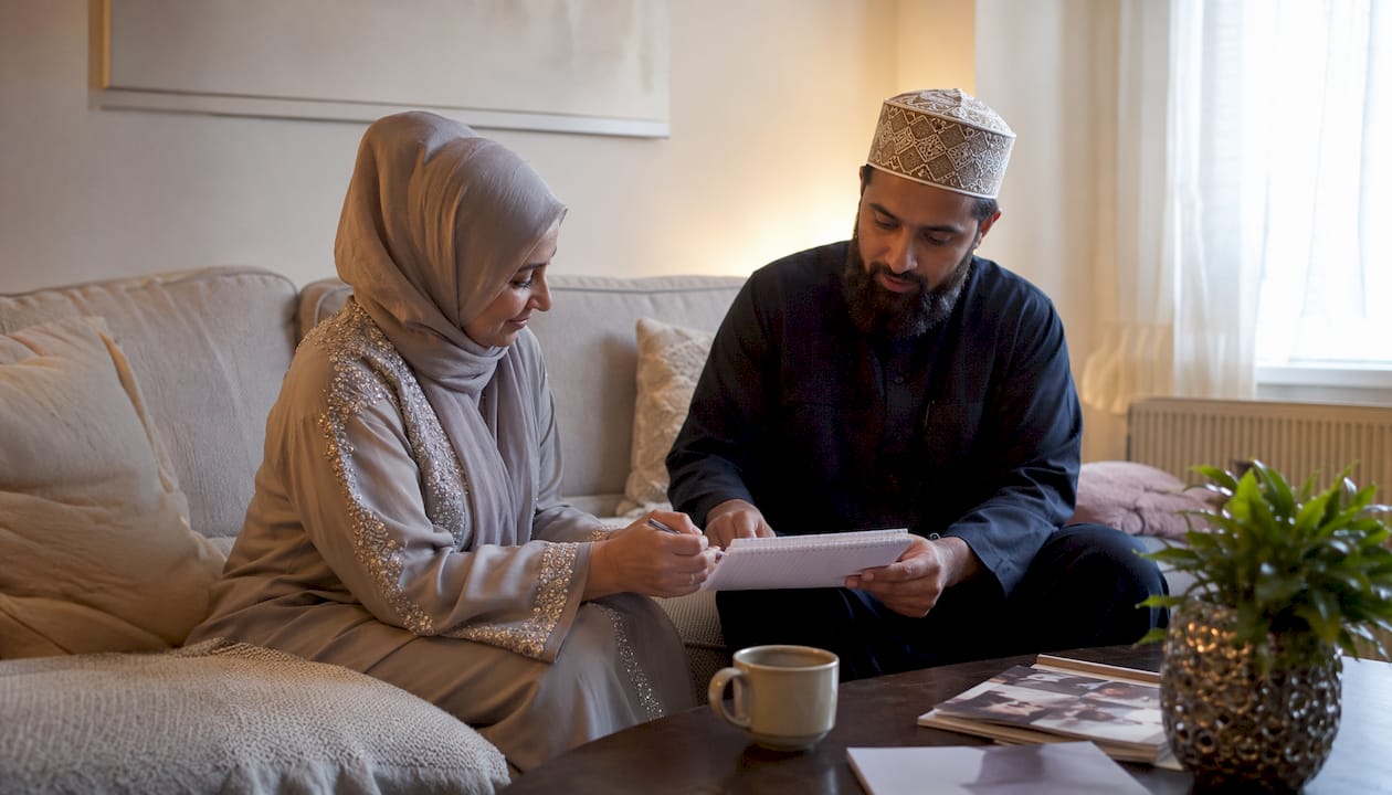 Officiants planning interfaith wedding ceremony