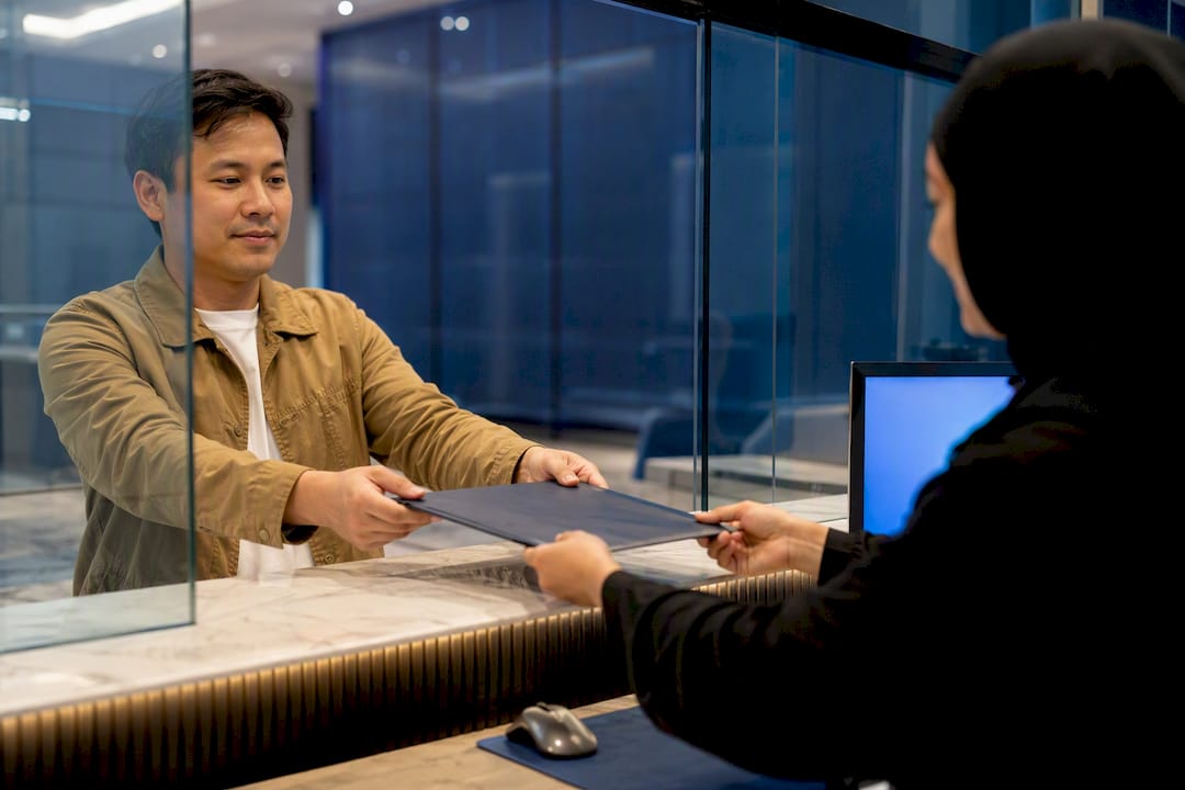 Filipino expat submitting UAE attestation document
