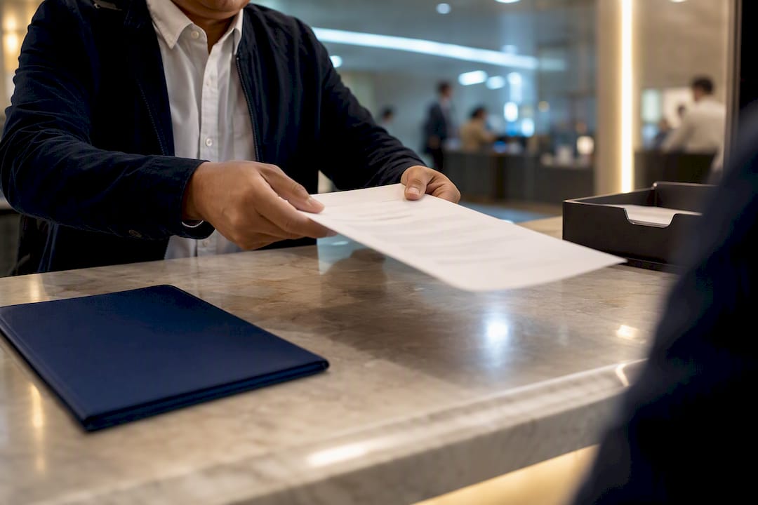 Salary certificate presented for UAE attestation