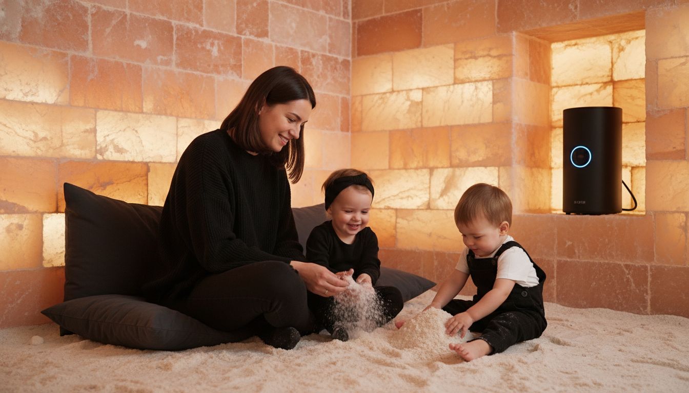 familie saltterapi session