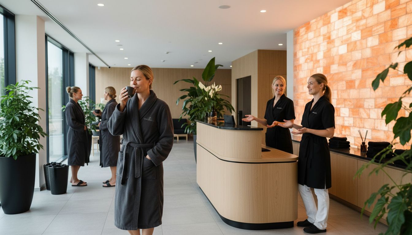 professionel spa reception